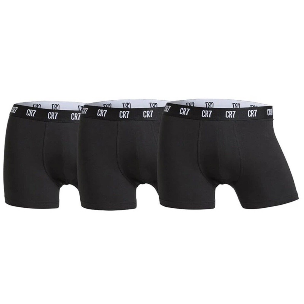Cristiano Ronaldo CR7 Basic 3-Pack Trunk Boxer Briefs Men's Underwear Si…